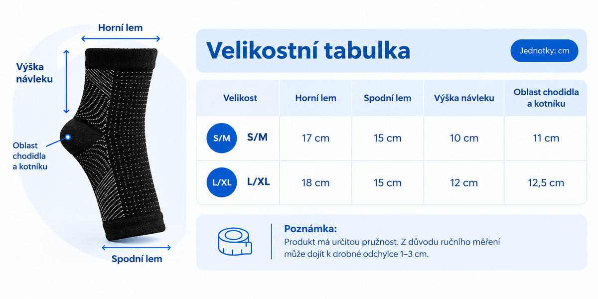 Lutia Kompresní návlek na kotník